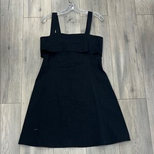 Theory Black Strapless Dress
